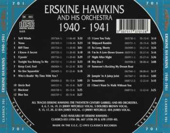 CD Erskine Hawkins And His Orchestra: 1940-1941