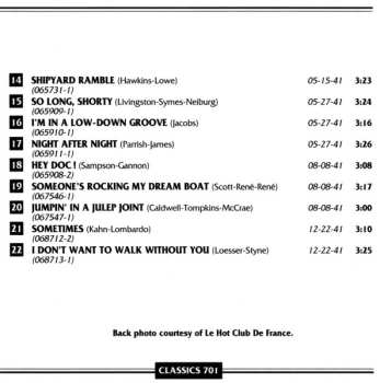 CD Erskine Hawkins And His Orchestra: 1940-1941