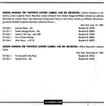 CD Erskine Hawkins And His Orchestra: 1939-1940