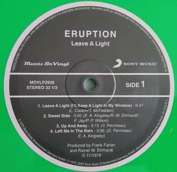 LP Eruption: Leave A Light NUM | LTD | CLR