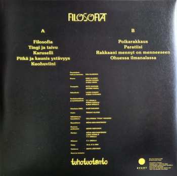 LP Esa Saarinen: Filosofia