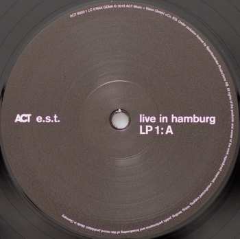 4LP/Coffret E.S.T.: Live In Hamburg LTD