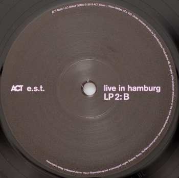 4LP/Coffret E.S.T.: Live In Hamburg LTD