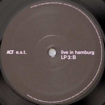 4LP/Coffret E.S.T.: Live In Hamburg LTD