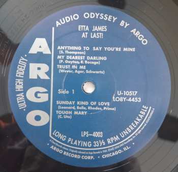 LP Etta James: At Last!