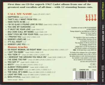 CD Etta James: Call My Name