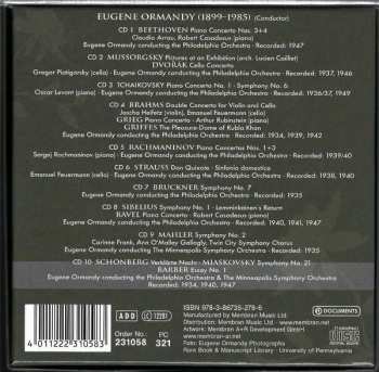 10CD Various: 10 CD-Set Eugene Ormandy (1899-1985)