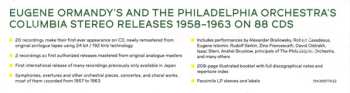 88CD/Coffret The Philadelphia Orchestra: The Columbia Stereo Collection 1958-1963
