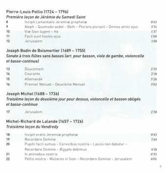 CD Eugénie Lefebvre: Ténèbres & Abysses (Leçons Pour La Semaine Sainte)