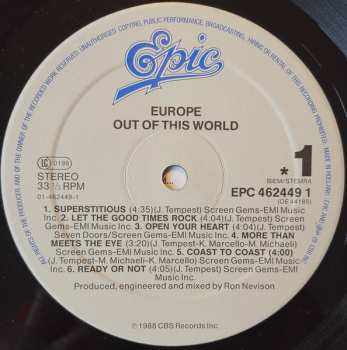 LP Europe: Out Of This World
