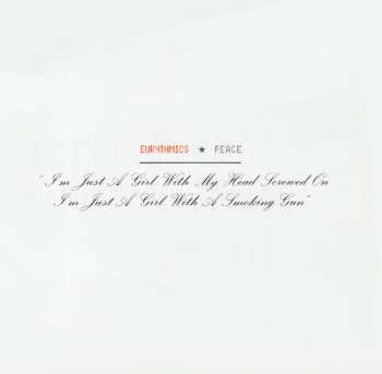 CD Eurythmics: Peace DIGI