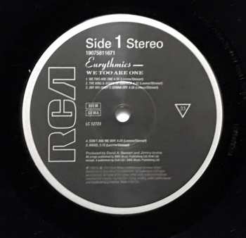 LP Eurythmics: We Too Are One