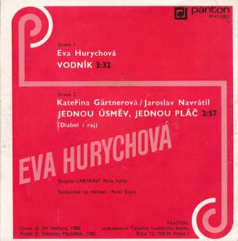 SP Eva Hurychová: Vodník / Jednou Úsměv, Jednou Pláč