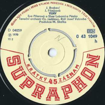 SP Eva Pilarová: Vlny / Padni Na Kolena