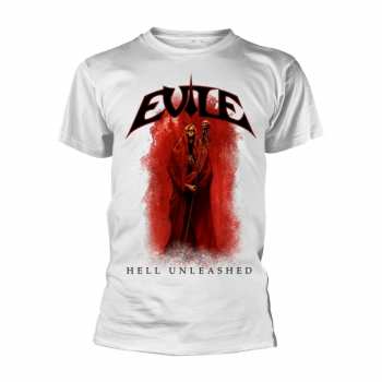 Merch Evile: T-shirt Hell Unleashed (white)