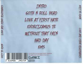 CD Exit To Eden: Love And Other Nightmares