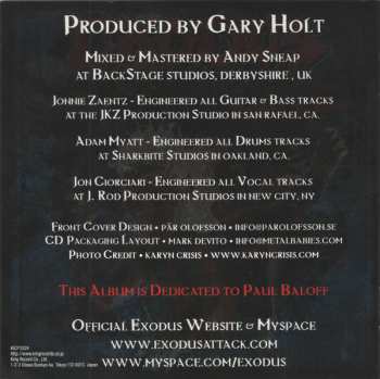 CD Exodus: Let There Be Blood