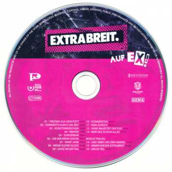 CD Extrabreit: Auf Ex! (Weiter Breiter) LTD | DIGI