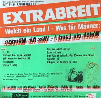LP Extrabreit: Welch Ein Land ! – Was Für Männer: