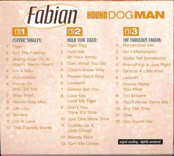 3CD/Coffret Fabian: Hound Dog Man (Hit Albums Plus Singles Collection)