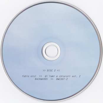 4CD/Coffret Fabio Orsi: Di Lumi E Chiarori LTD