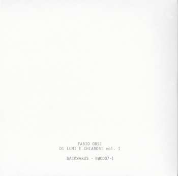 4CD/Coffret Fabio Orsi: Di Lumi E Chiarori LTD