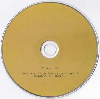 4CD/Coffret Fabio Orsi: Di Lumi E Chiarori LTD