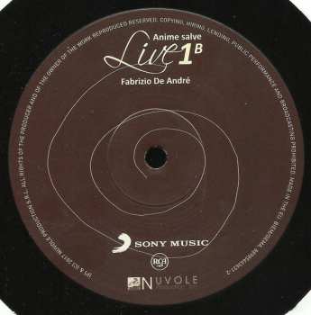 3LP/Coffret Fabrizio De André: Anime Salve Legacy Edition
