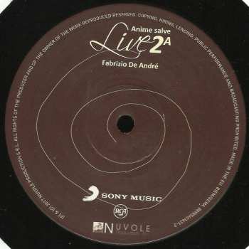 3LP/Coffret Fabrizio De André: Anime Salve Legacy Edition
