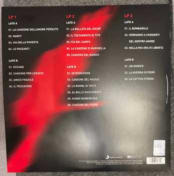 3LP Fabrizio De André: La Bussola E Storia Di Un Impiegato (Il Concerto 1975.76) CLR | LTD