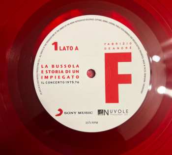 3LP Fabrizio De André: La Bussola E Storia Di Un Impiegato (Il Concerto 1975.76) CLR | LTD