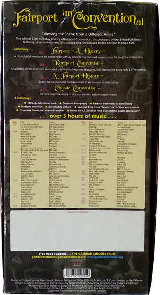 4CD/Coffret Fairport Convention: Fairport Unconventional