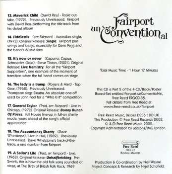 4CD/Coffret Fairport Convention: Fairport Unconventional