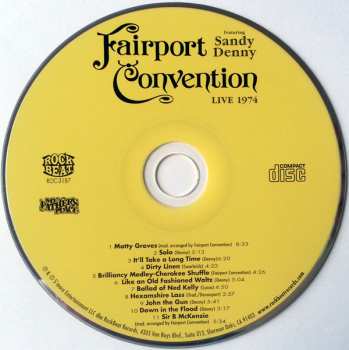 CD Fairport Convention: Live 1974 (My Father's Place)
