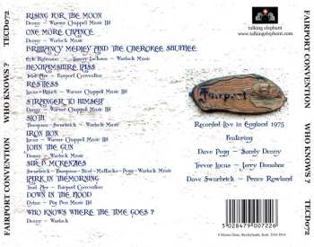 CD Fairport Convention: Who Knows? (1975 The Woodworm Archives - Vol. One)