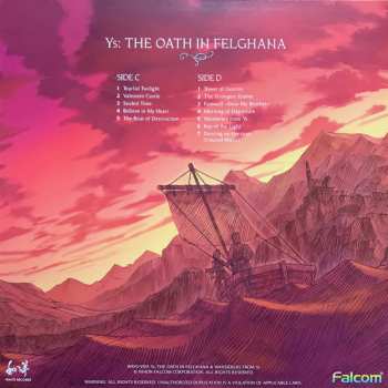 3LP/Coffret Falcom Sound Team Jdk: Ys: The Oath In Felghana Original Soundtrack + LTD | CLR