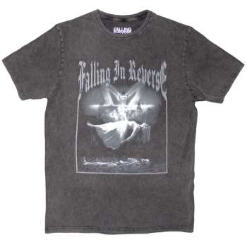 Merch Falling In Reverse: Stone Wash T-shirt Floating