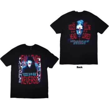 Marchandises Falling In Reverse: Falling In Reverse Unisex T-shirt: Voice Collage (back Print) (small) S