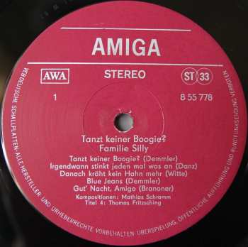 LP Familie Silly: Tanzt Keiner Boogie?