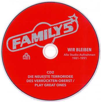 5CD/Coffret Family 5: Wir Bleiben - Alle Studio-Aufnahmen 1981-1991 LTD | NUM