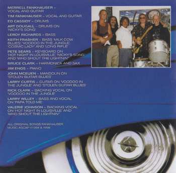 CD Fankhauser / Cassidy Band: On The Blue Road