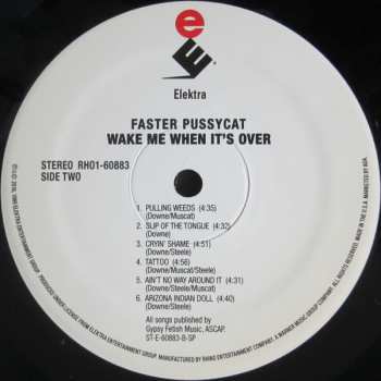 LP Faster Pussycat: Wake Me When It's Over LTD