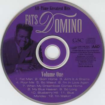 3CD Fats Domino: 36 All-Time Greatest Hits