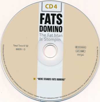 10CD/Coffret Fats Domino: The Fat Man Is Stompin'