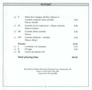 4CD Frederic Mompou: The Piano Music