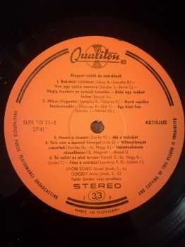 LP Fehér Sándor Népi Zenekara: Hungarian Songs & Csárdáses