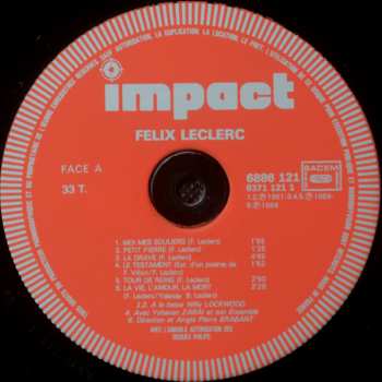 LP FÉlix Leclerc: Félix Leclerc
