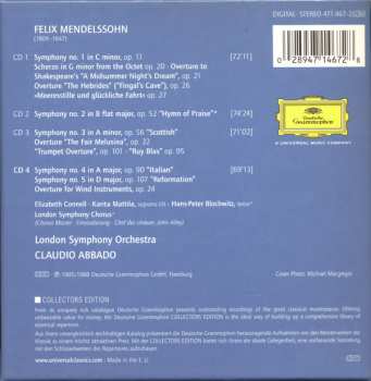 4CD/Coffret The London Symphony Orchestra: 5 Symphonies, 7 Overtures