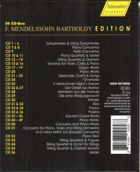 56CD/Coffret Felix Mendelssohn-Bartholdy: Felix Mendelssohn Bartholdy Edition