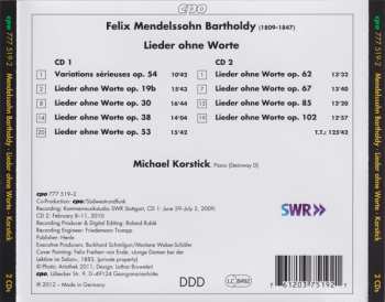 2CD Felix Mendelssohn-Bartholdy: Lieder Ohne Worte ∙ Variations Sérieuses